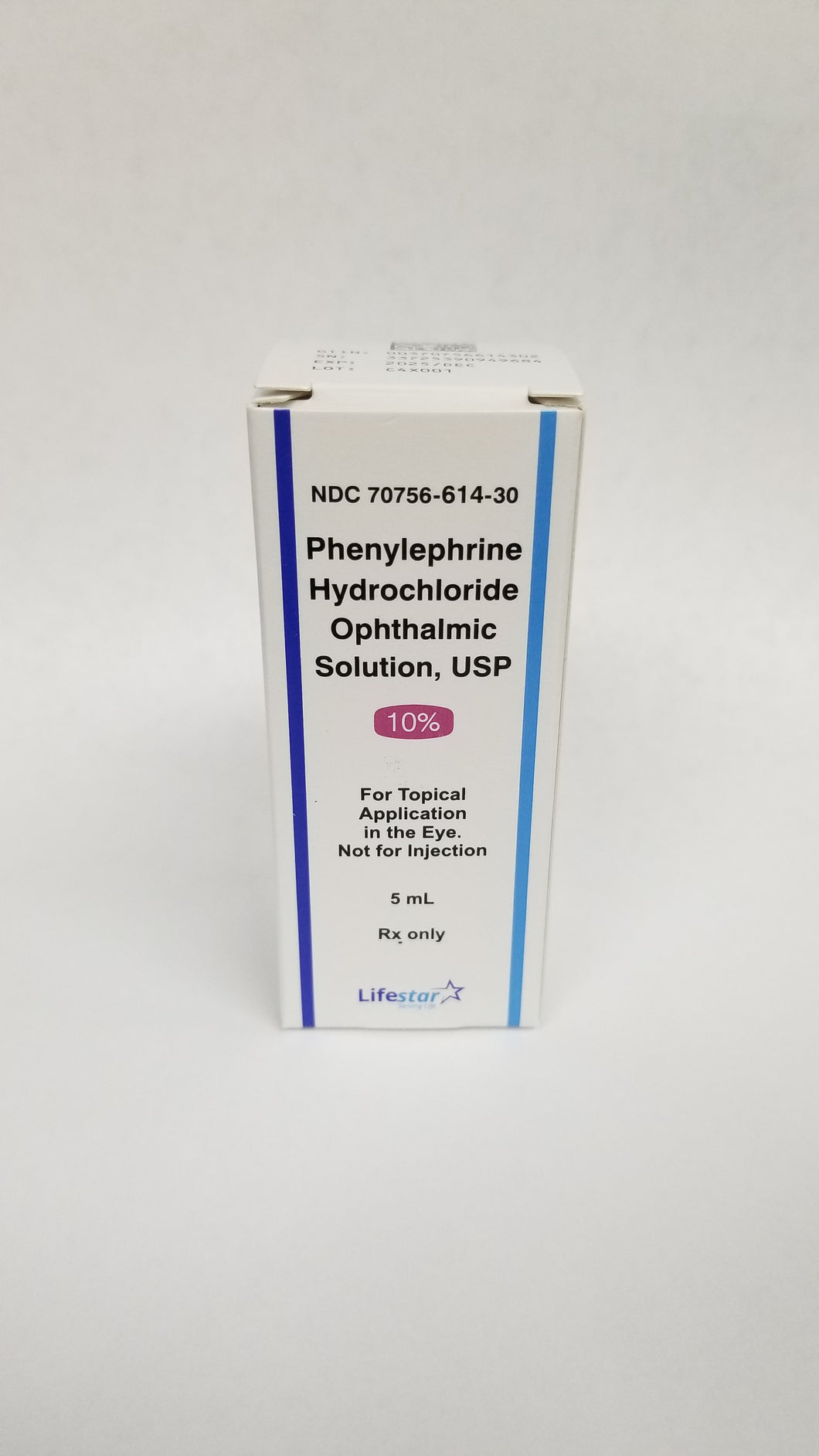Phenylephrine Hydrochloride Ophthalmic Solution, 10% 5ml - Lifestar Pharma