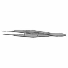 Load image into Gallery viewer, Castroviejo Suturing Forceps 0.12mm w/ tying platform - Stephens
