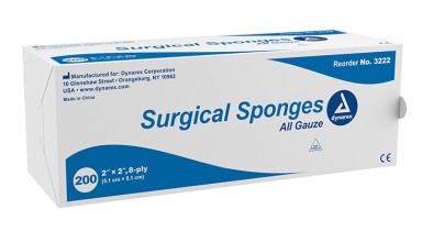 Non-Sterile Surgical Gauze Sponge, 2