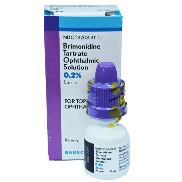 Brimonidine Tartrate 0.2% Oph Sol, 10mL- Bausch
