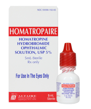 NEW ITEM: Homatropaire (Homatropine Hydrobromide 5%) 5mL- Altaire