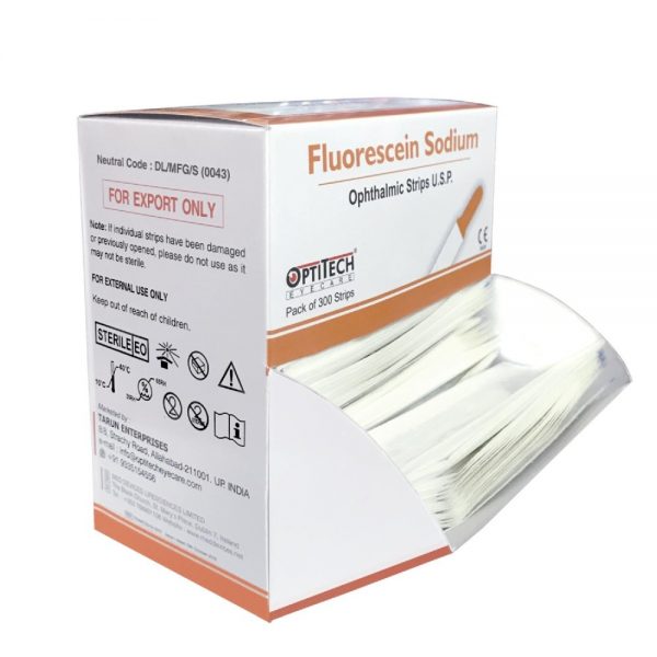 Fluorescein Ophthalmic Strips 300ct