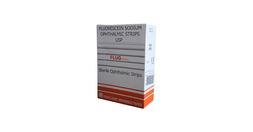 Fluorescein Ophthalmic Strips 100ct
