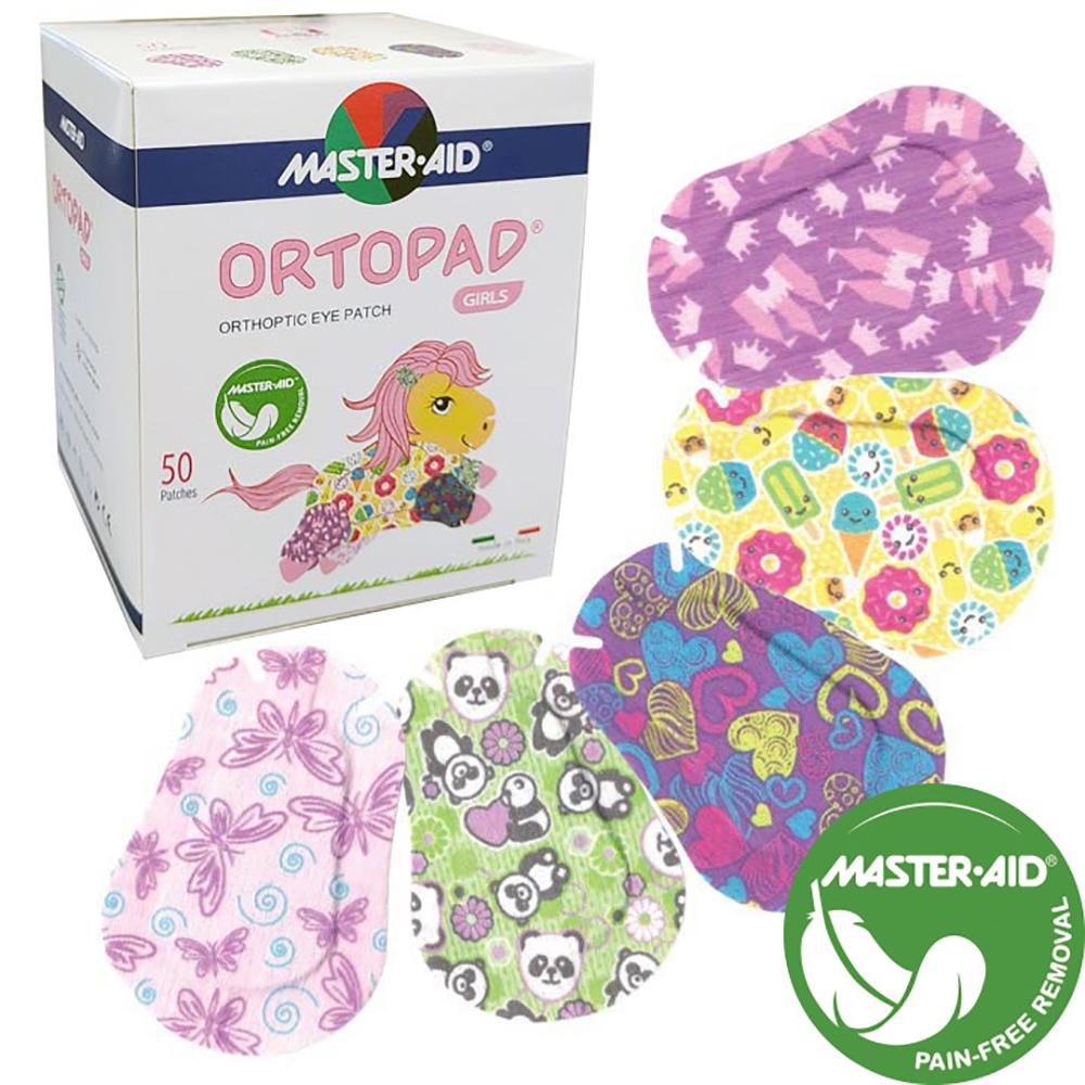 Ortopad Adhesive Eye Patches - Girls - Junior