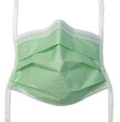 Mask Tie On Anti-Fog Green 50/Bx