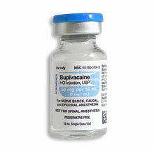 Load image into Gallery viewer, Bupivacaine, PF 0.5%, 5mg/mL Injection SDV 10mL

