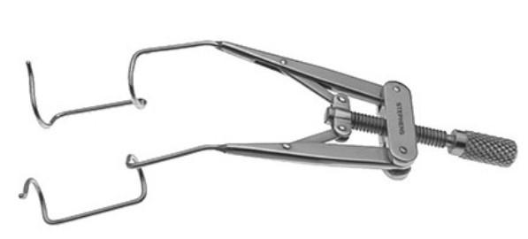 Lieberman Adjustable Eye Speculum, Temporal, K-Shaped Wire