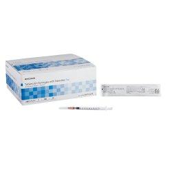 Syringe with Needle, Tuberculin, 1mL 26G 3/8