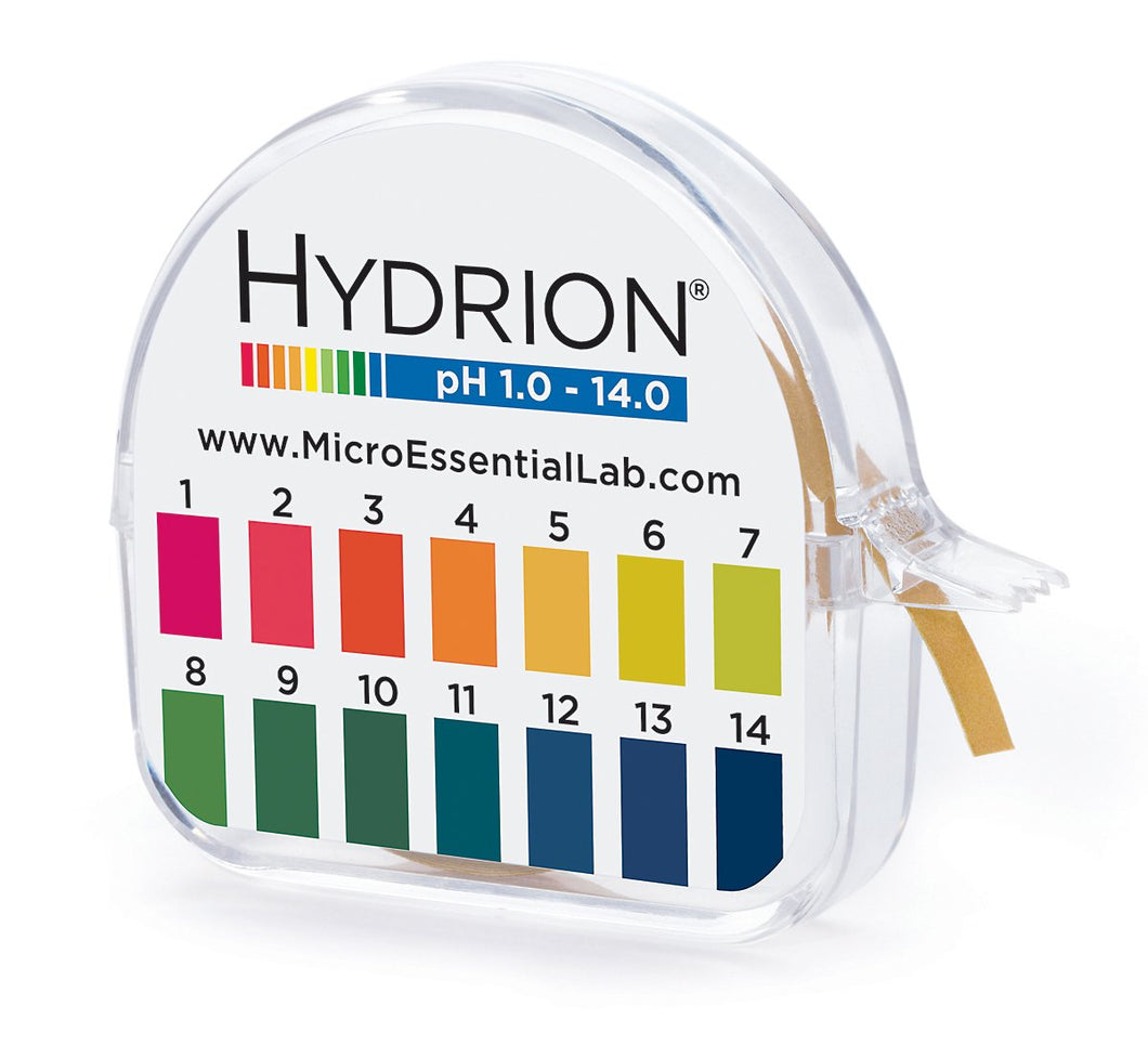 PH Paper Test Strips 1-14, 100/cs - Hydrion