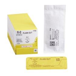 Suture, Gut Pl 6-0 18 G-1 (12/bx) - Ethcon 770G