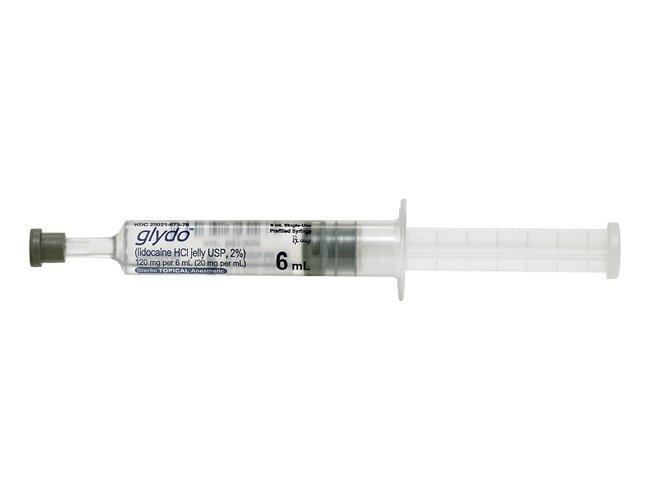 Glydo® Lidocaine HCl, Preservative Free 2%, 20 mg / mL Jelly Prefilled Syringe 6 mL