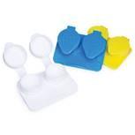 Contact Lens Case, Smooth Flat, White 50/Bag