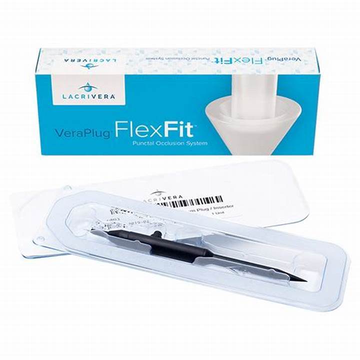 VeraPlug Flexfit Punctal Plug/Inserter, Sterile, Lg (0.9mm to 1.0mm) - Lacrivera