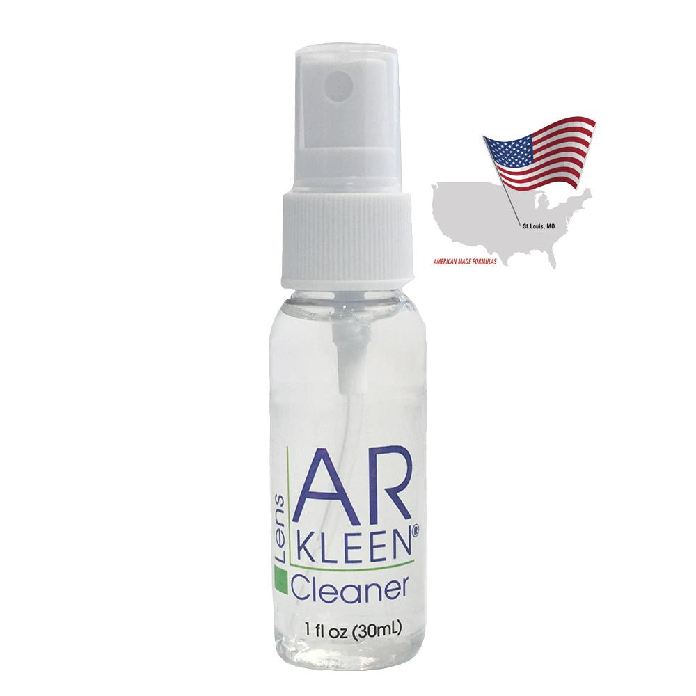 AR Kleen - Multi-Purpose Eyeglass Lens Cleaner - 1oz Spray Pump Bottle - 100/BX