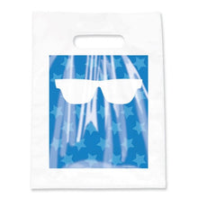 Load image into Gallery viewer, Blue Stars &amp; Glasses Bags 100/pack

