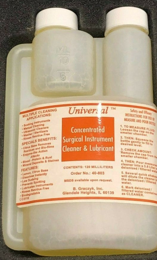 Concentrated Surgical Instrument Cleaner & Lubricant - Universal