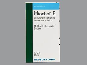 Miochol-E® Acetylcholine Chloride 1% Vial / Ampule 2 mL - Bausch