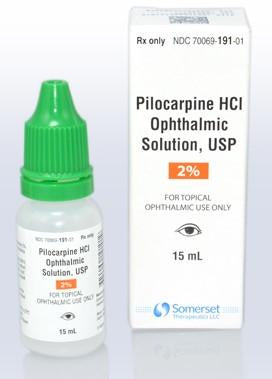 Pilocarpine HCL Ophthalmic Solution USP, 2%15mL - Somerset