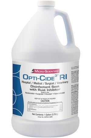 Opti-Cide3, 1 Gallon, Rust Inhibitor, Instrument Disinfectant, Pour Bottle - Micro-Scientific