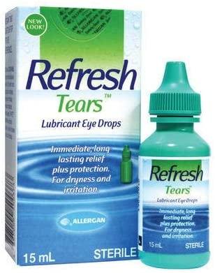 Refresh Tears Eye Lubricant 15mL Drops Sterile - Allergan