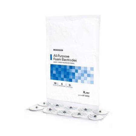 ECG Snap Electrode Monitoring Non-Radiolucent 50 pack - McKesson