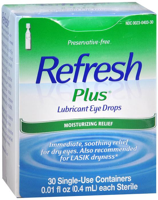 Refresh Plus 0.5% 0.4ml unit dose 30/box - Allergan