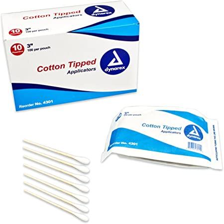 Cotton Tipped Wood Applicators Non-Sterile 3
