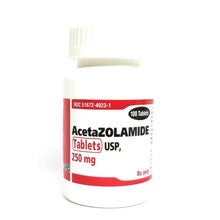 Load image into Gallery viewer, Acetazolamide Tablet, 250mg, 100/bottle
