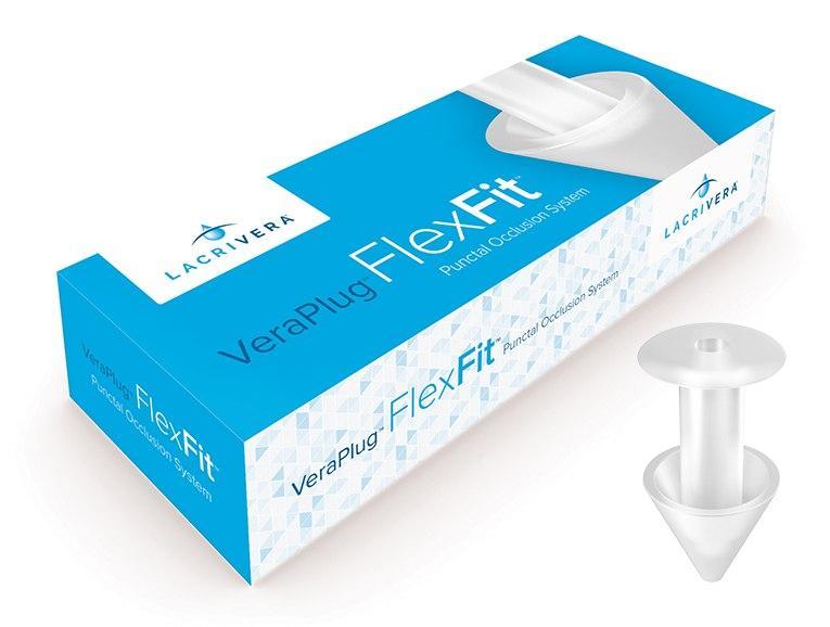 VeraPlug FlexFit Punctal Plug/Inserter, Sterile (0.3mm to 0.5mm), Small - Lacrivera
