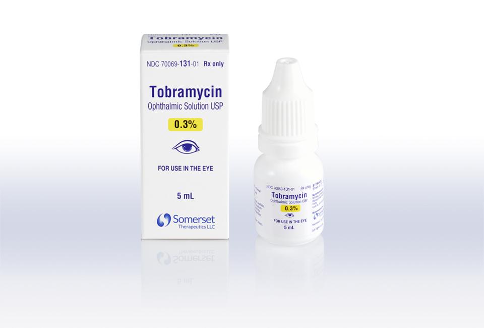 Tobramycin Ophthalmic Solution, USP 0.3% 5mL - Somerset