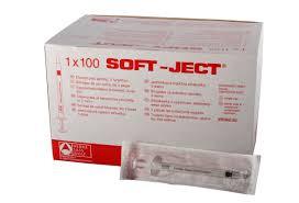 1cc Luer Lock Syringe 100/box - Henke-Ject