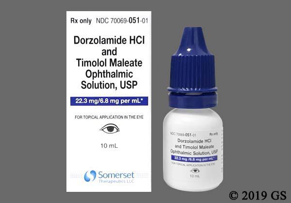Dorzolamide/Timolol Ophthalmic Solution, 10mL - Somerset