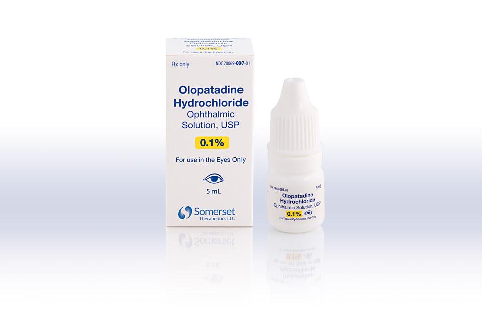 Olopatadine 0.1% Ophthalmic Solution 5mL - Somerset