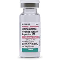 Triamcinolone Acetonide Injectable 40mg/mL, MDV, 5mL/VL - Teva Pharmaceutical