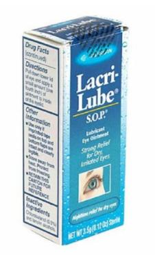 Eye Lubricant, Lacri-Lube 0.4oz. Drops