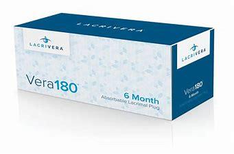 Vera 180, Absorbable Lacrimal Plug, 6-month, 0.2mm, 20/box (10 Pair) - Lacrivera