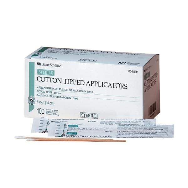 Cotton Tipped Applicator, Sterile, 6