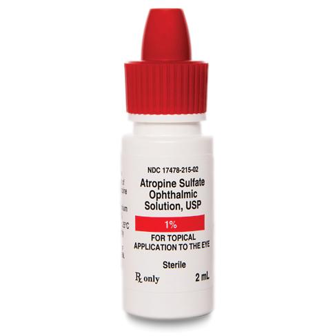 Atropine Sulfate Ophthalmic Solution, USP 1%, 2mL