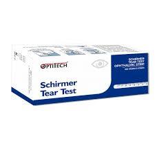 Schirmer Tear Test Ophthalmic Strip 100/box -  OptiTech