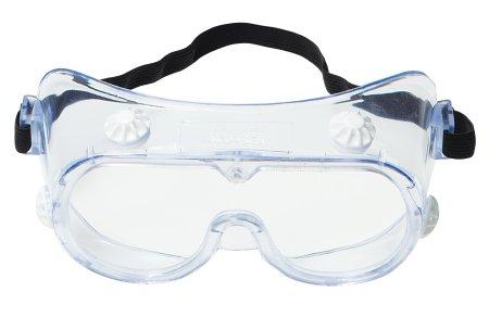 Goggle, Chemical splash, clear lens, 10/box - 3M