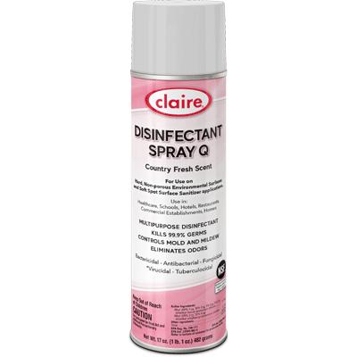 Disinfectant spray Q, Country Fresh Scent 17oz, Claire