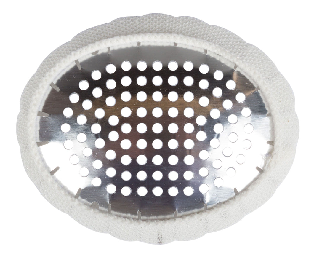 Fox Aluminum Eye Shield Adult, with garter, 50/box