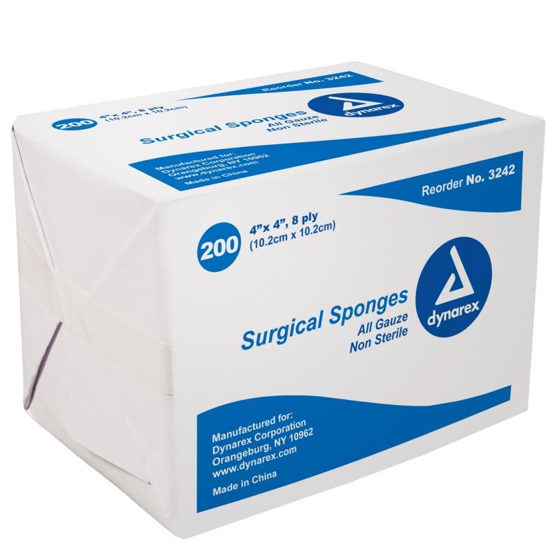 Advantage Gauze Sponges, Non-Sterile, 4