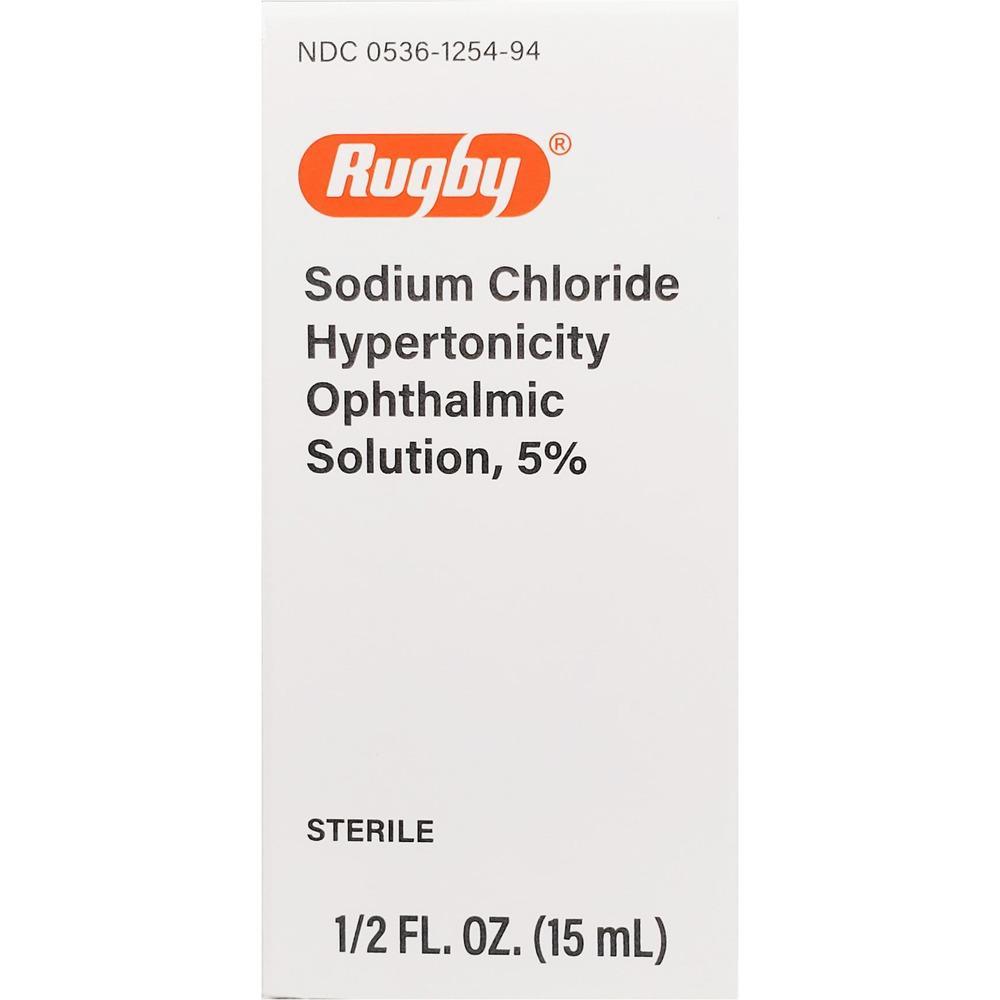 Sodium Chloride Ophthalmic Solution 5% 0.5fl oz (15ml) - Rugby