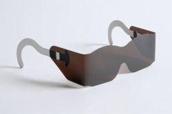 Post Mydriatic Glasses, Bronze, paper temples in white envelopes, Adult, 50/box - Eaton Medicals
