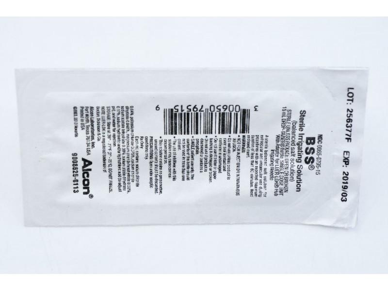 Bss Solution Machine Balanced Salt Solution (BSS) 15mL - Alcon – My Medical Supply Company