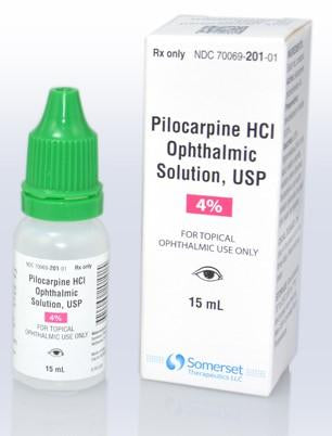 Pilocarpine HCL Ophthalmic Solution 4%15mL - Somerset